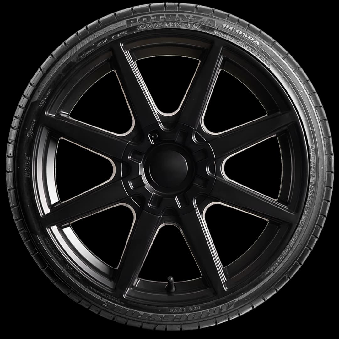 Bridgestone Potenza RE050 (A) 20" side tire