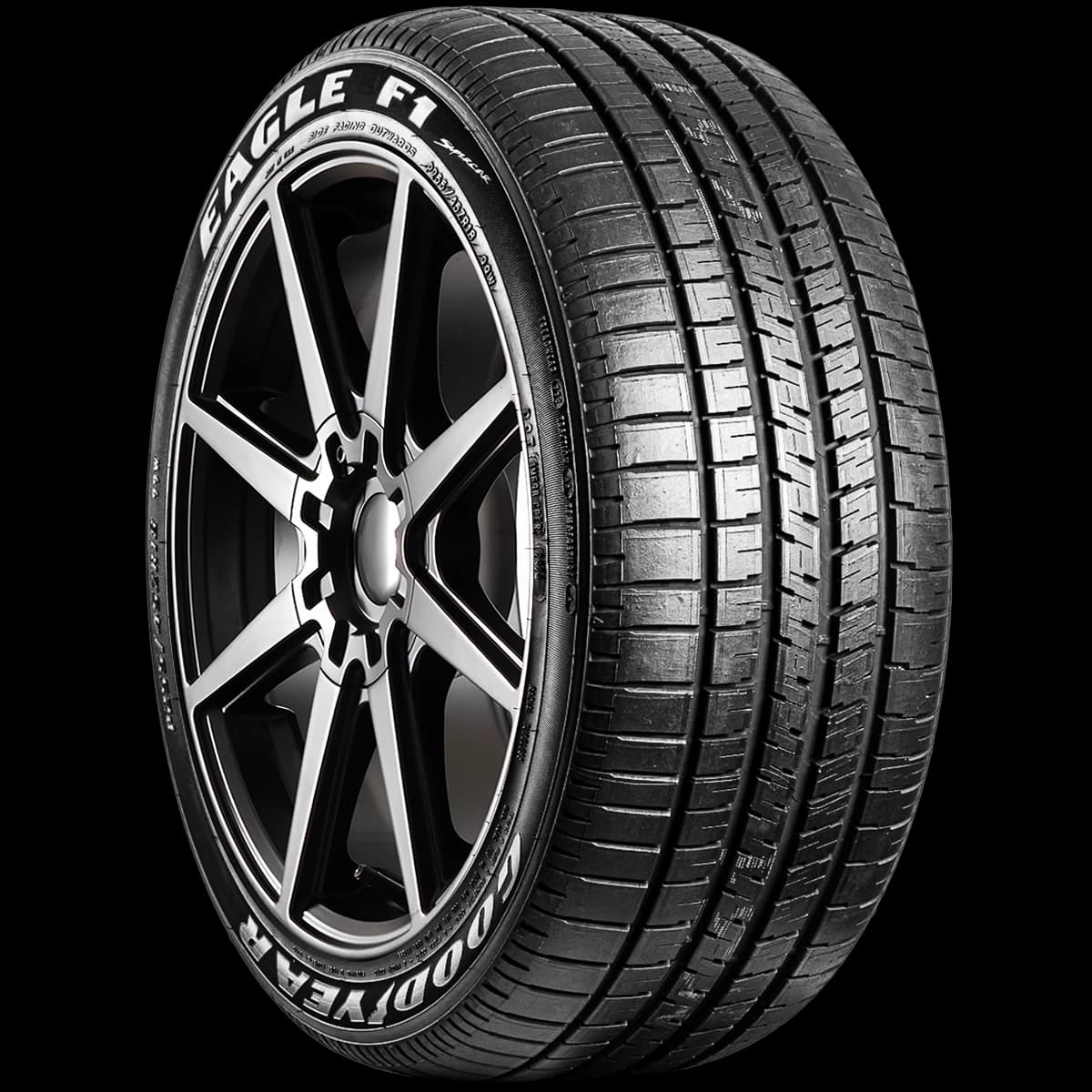 Goodyear Eagle F1 SuperCar 17" angled tire