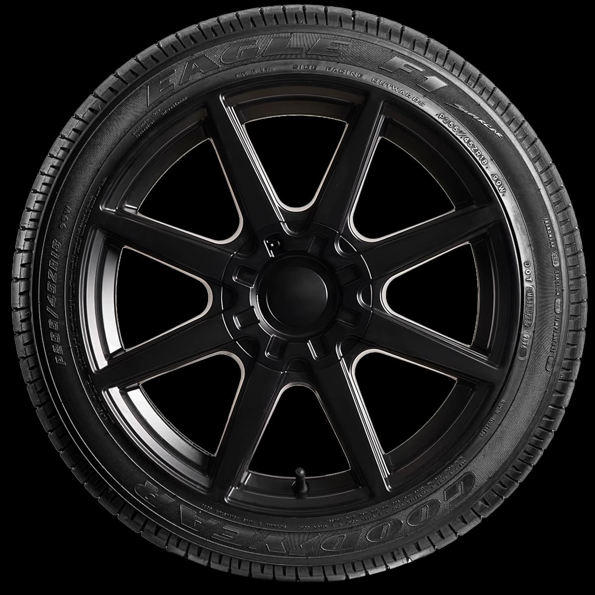 Goodyear Eagle F1 SuperCar 17" side tire