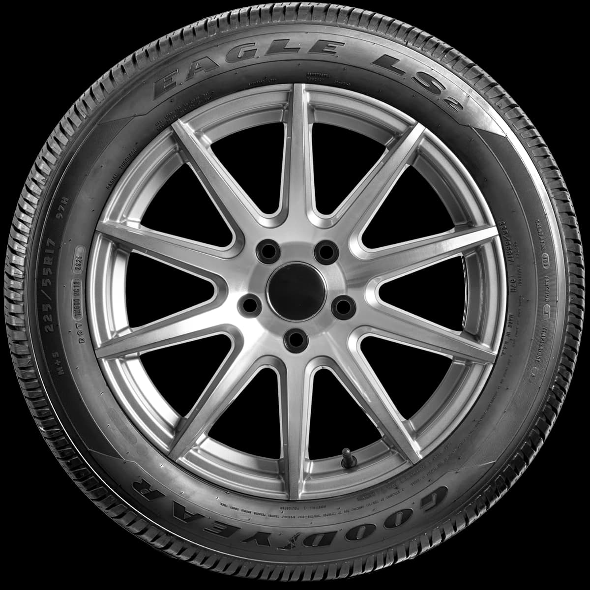 Goodyear Eagle LS 2 17" side tire