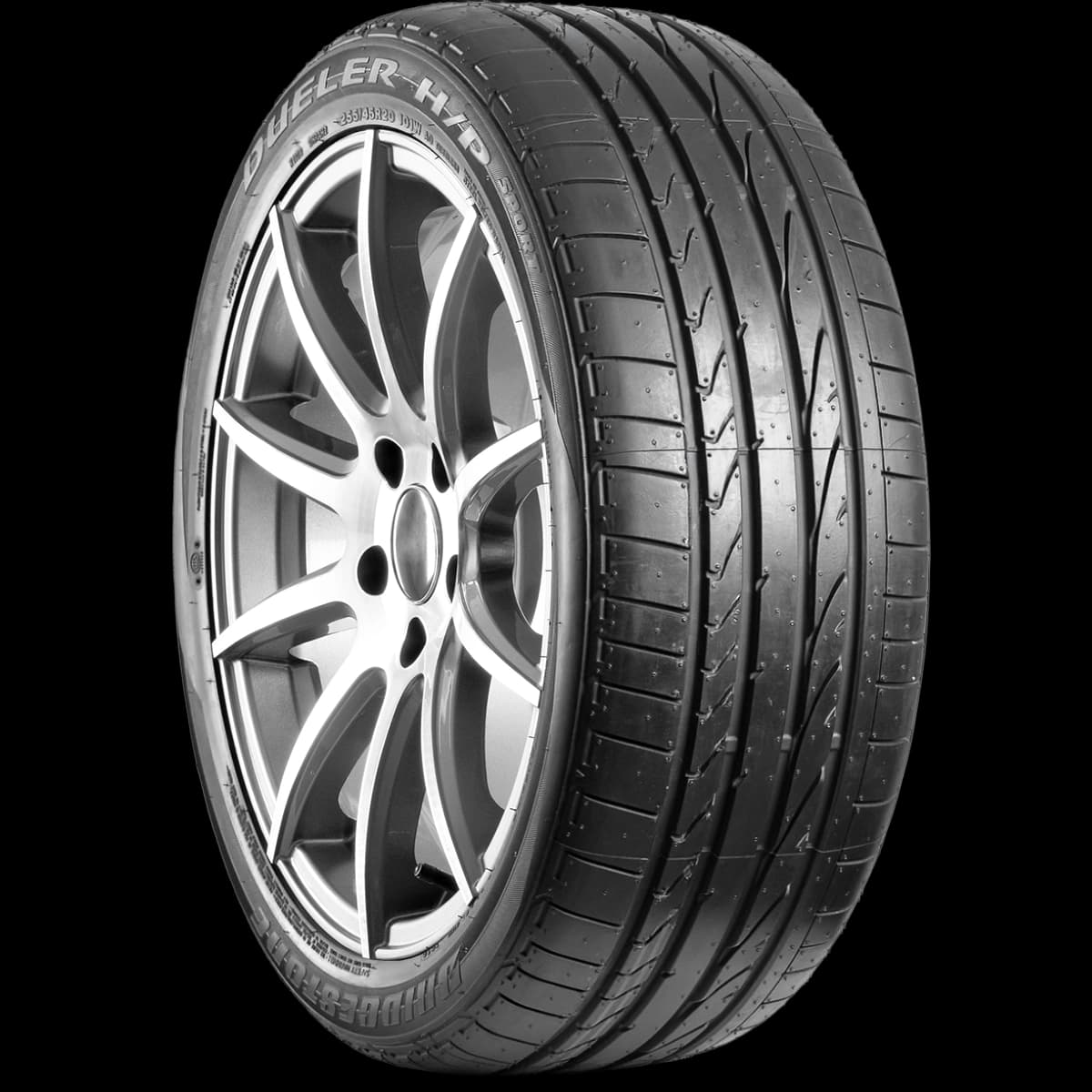 Bridgestone Dueler H/P Sport 20" angled tire