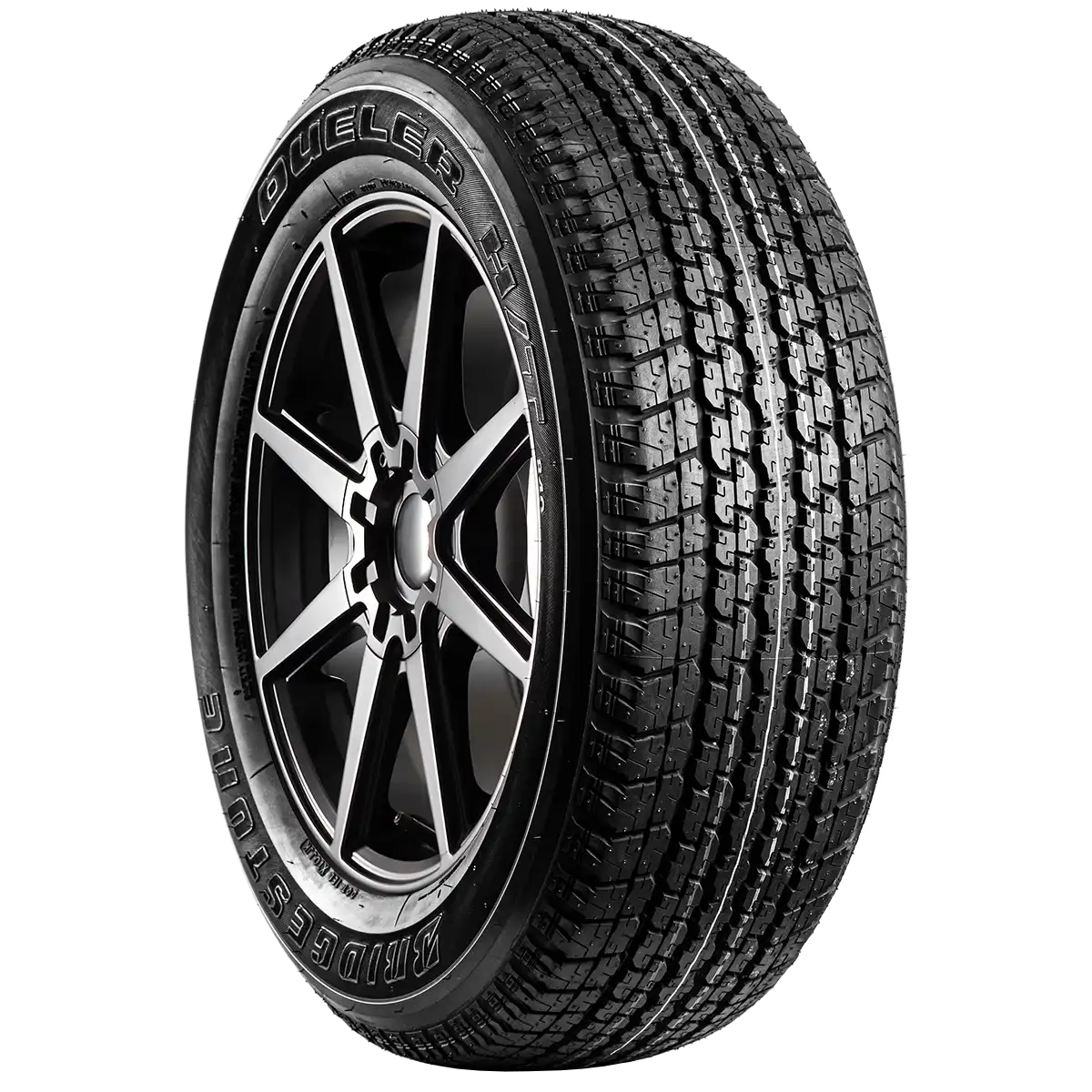 Bridgestone Dueler H/T D840 17" angled tire