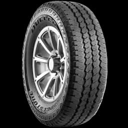 Bridgestone Dueler A/T RH-S 17" angled tire