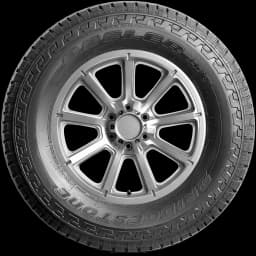 Bridgestone Dueler A/T RH-S 17" side tire