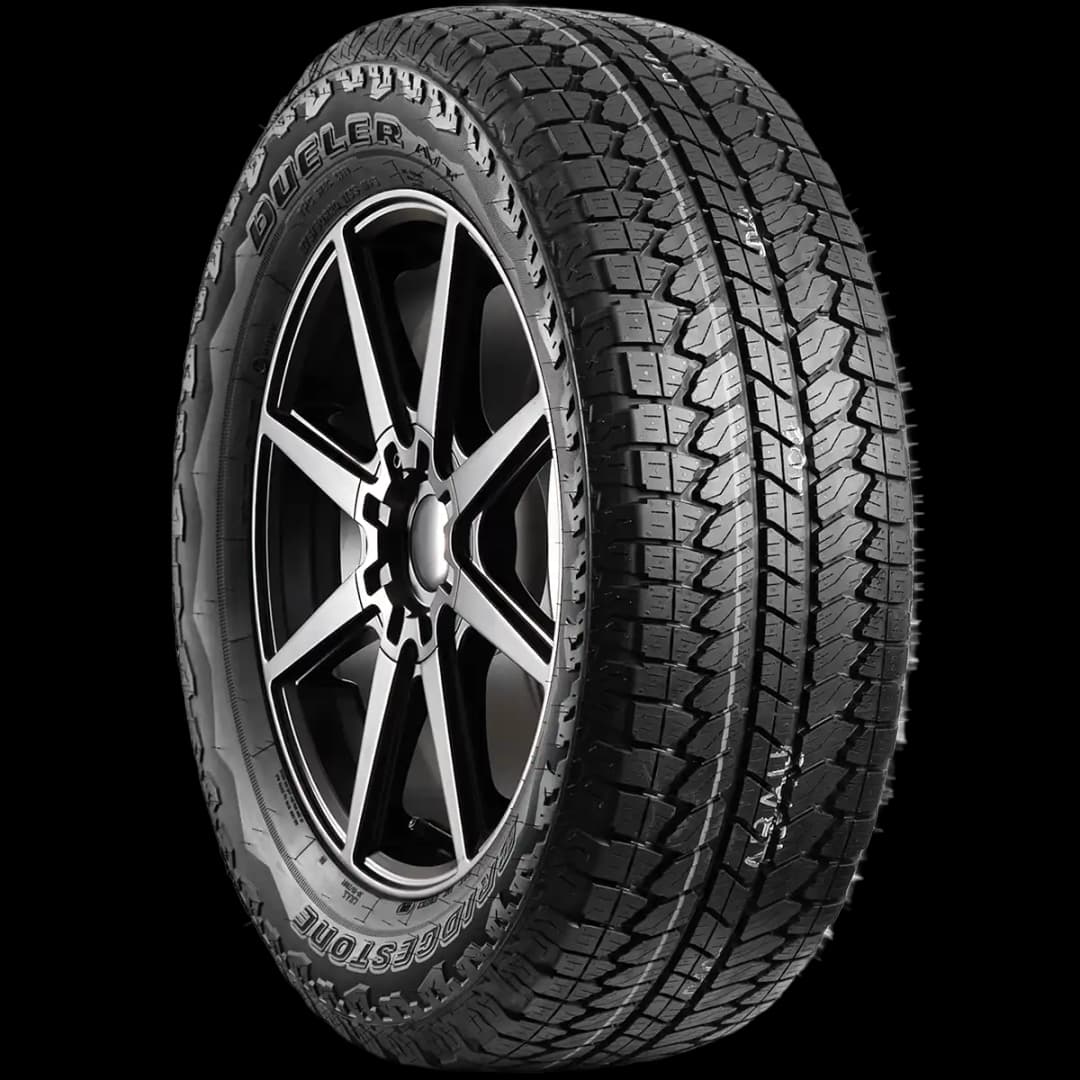 Bridgestone Dueler A/T RH-S 20" angled tire