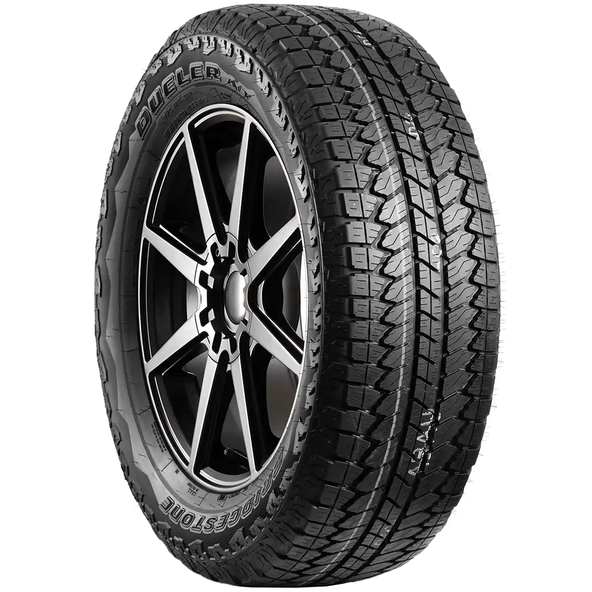Bridgestone Dueler A/T RH-S 20" angled tire