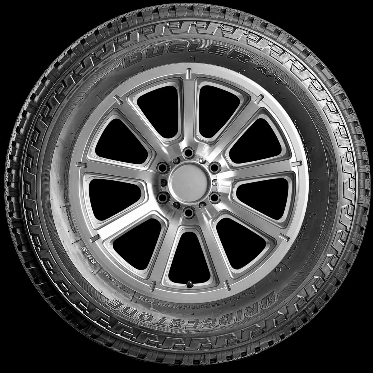 Bridgestone Dueler A/T RH-S 20" side tire