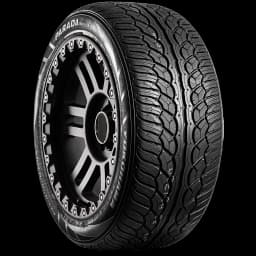 Yokohama Parada Spec-X 20" angled tire