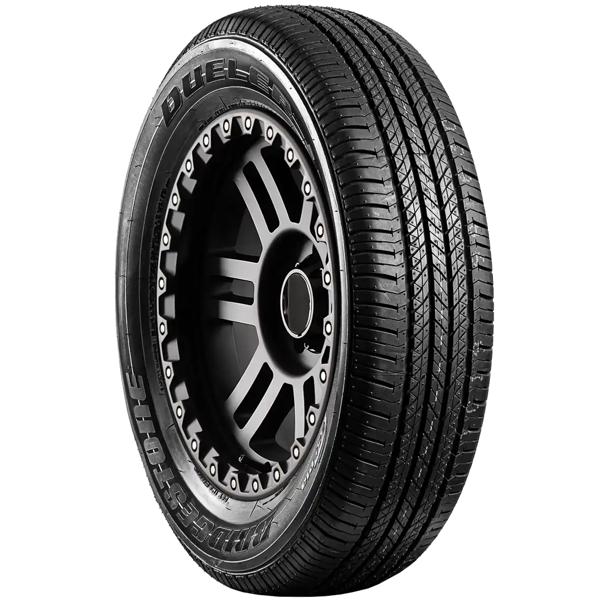 Bridgestone Dueler H/L 400 17" angled tire