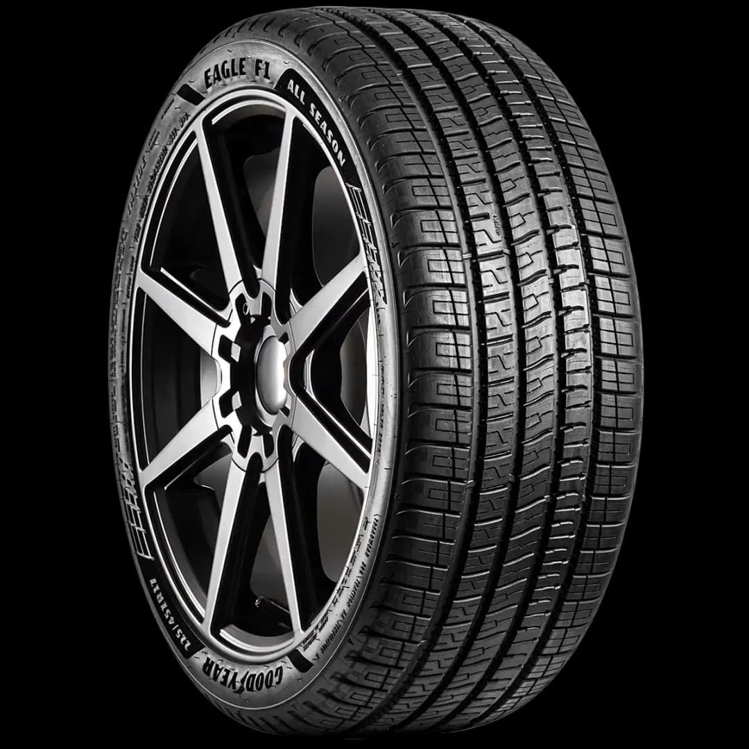 Goodyear Eagle F1 All Season 17" angled tire