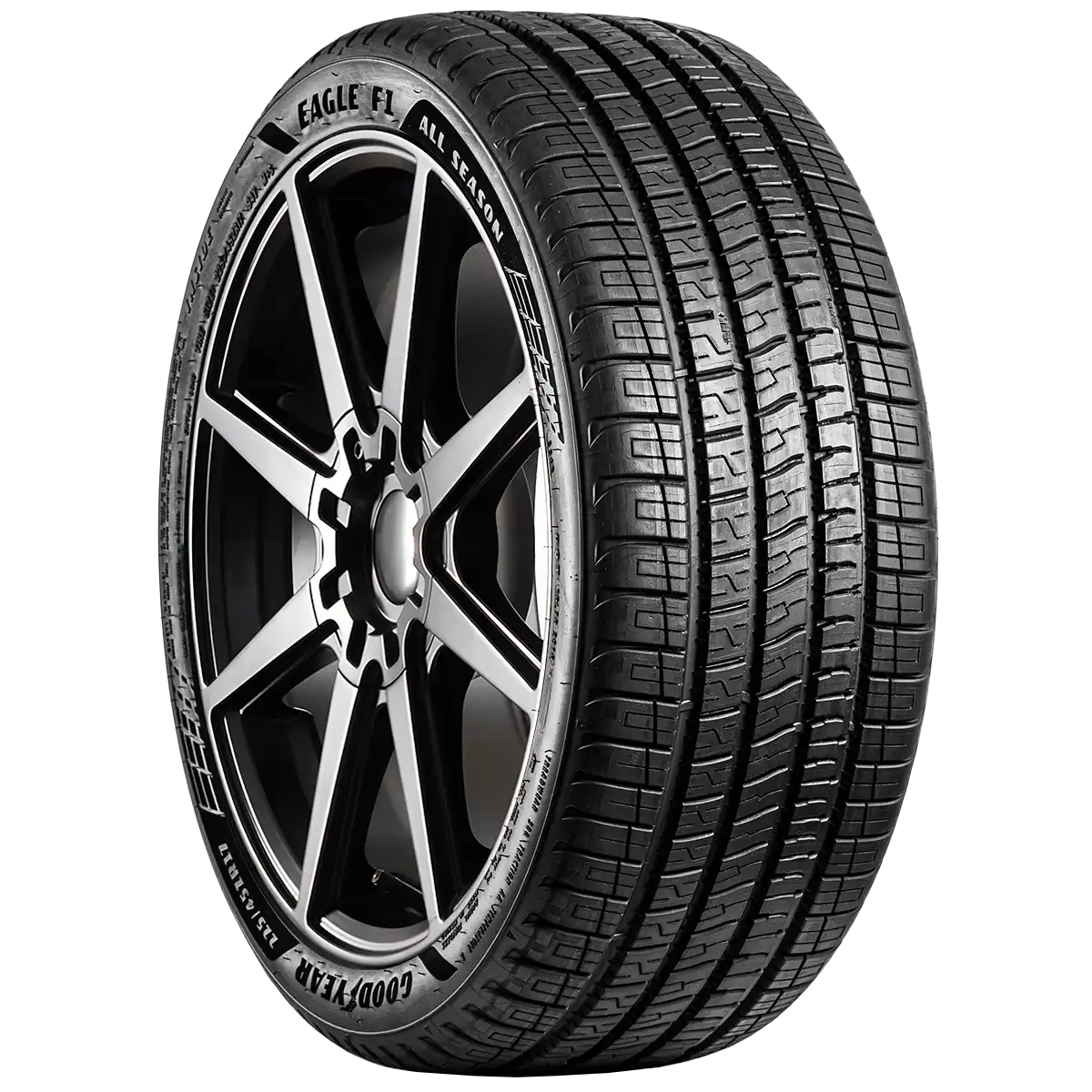 Goodyear Eagle F1 All Season 17" angled tire