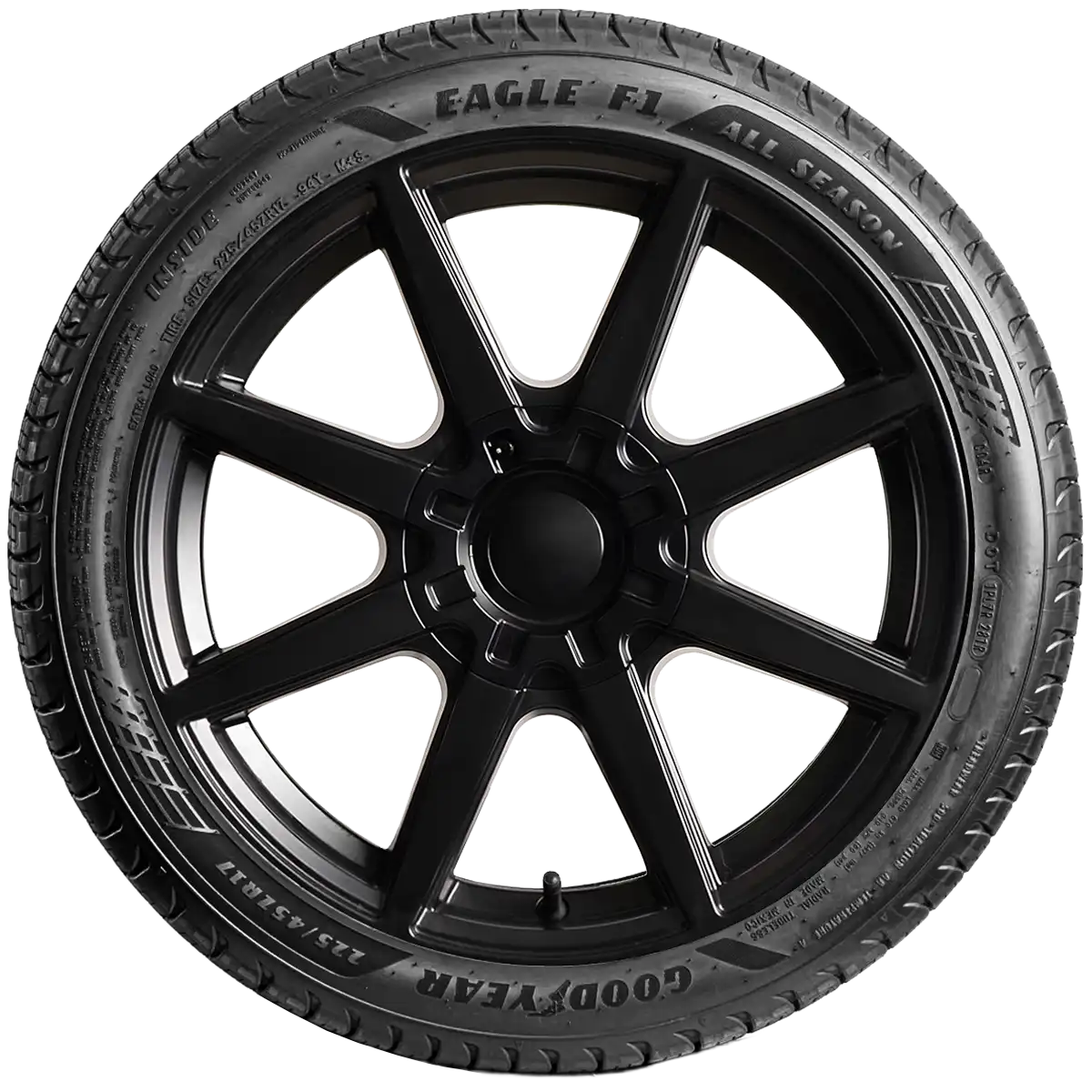 Goodyear Eagle F1 All Season 17" side tire