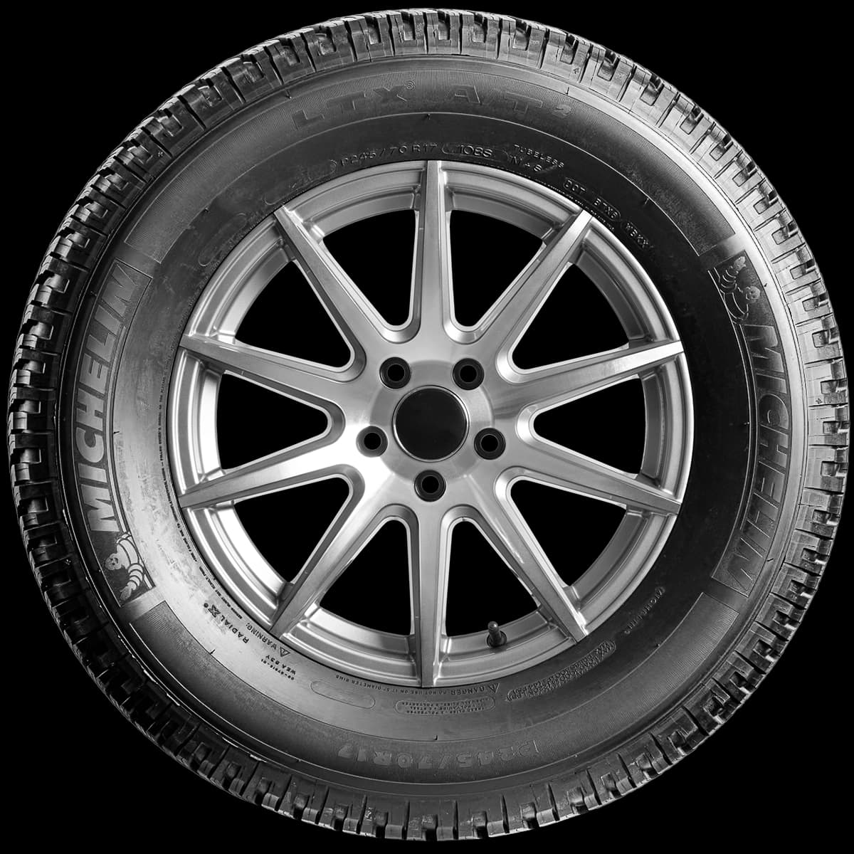 Michelin LTX A/T2 17" side tire