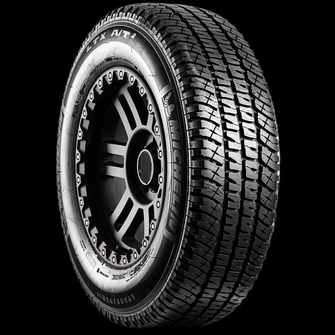 Michelin LTX A/T2 17" angled tire