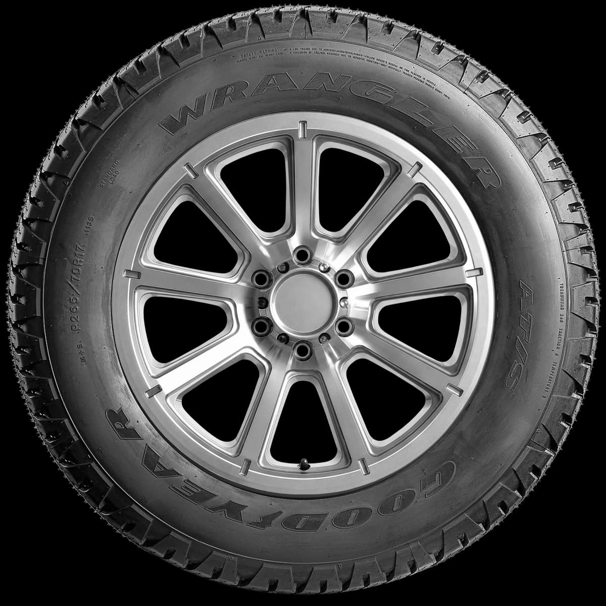 Goodyear Wrangler AT/S 17" side tire
