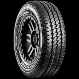 Bridgestone Duravis M700 17" angled tire