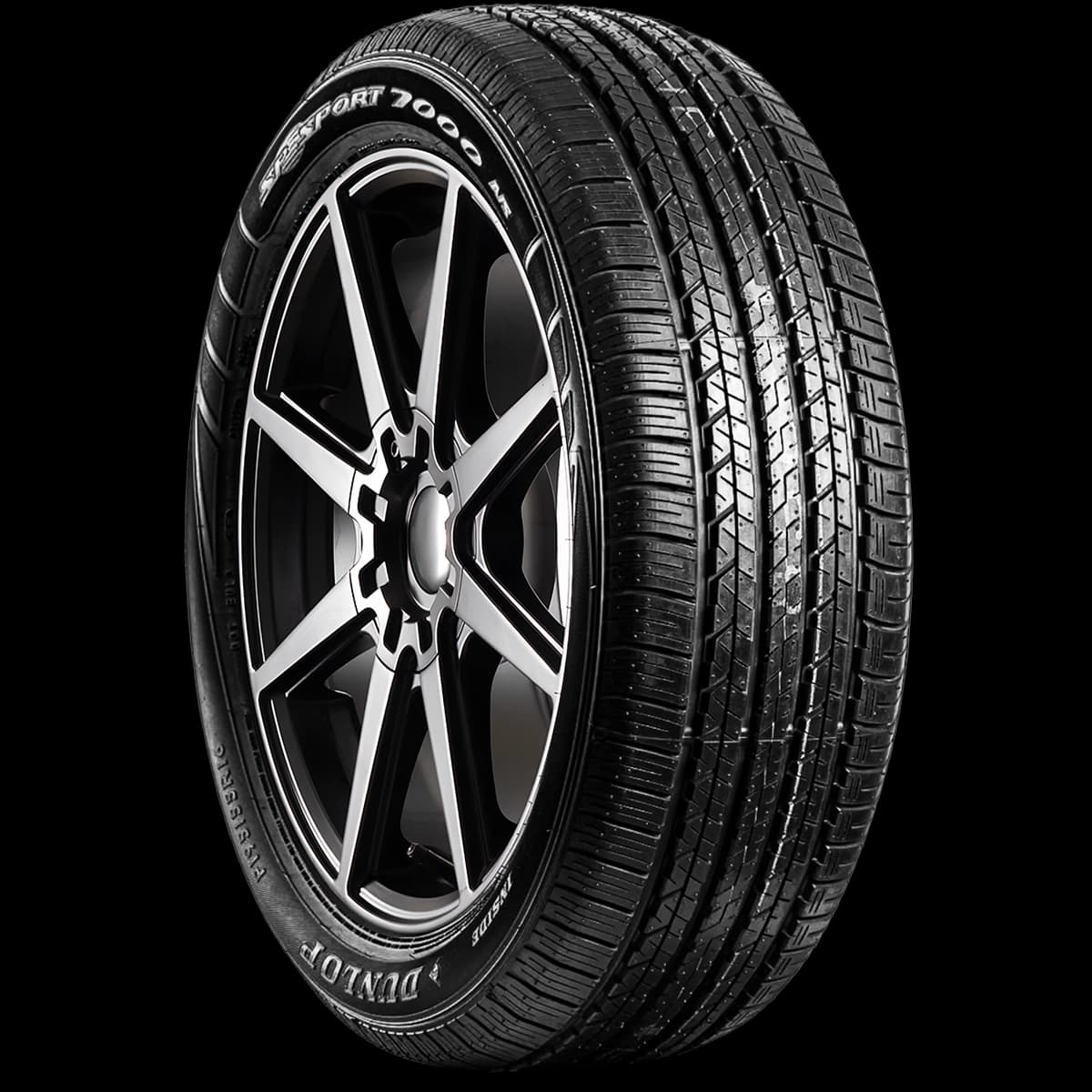 Dunlop SP Sport 7000 A/S 17" angled tire