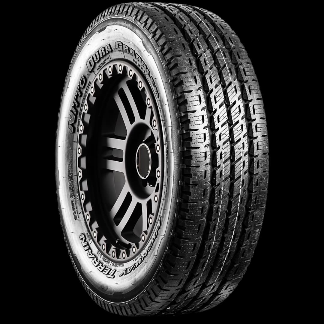 Nitto Dura Grappler 17" angled tire
