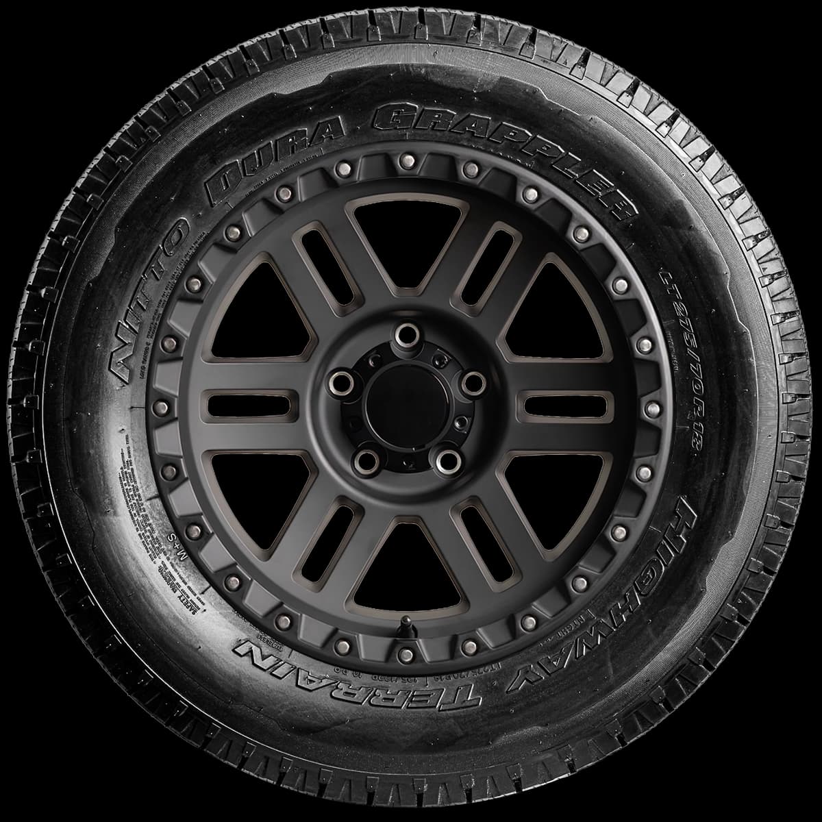 Nitto Dura Grappler 17" side tire