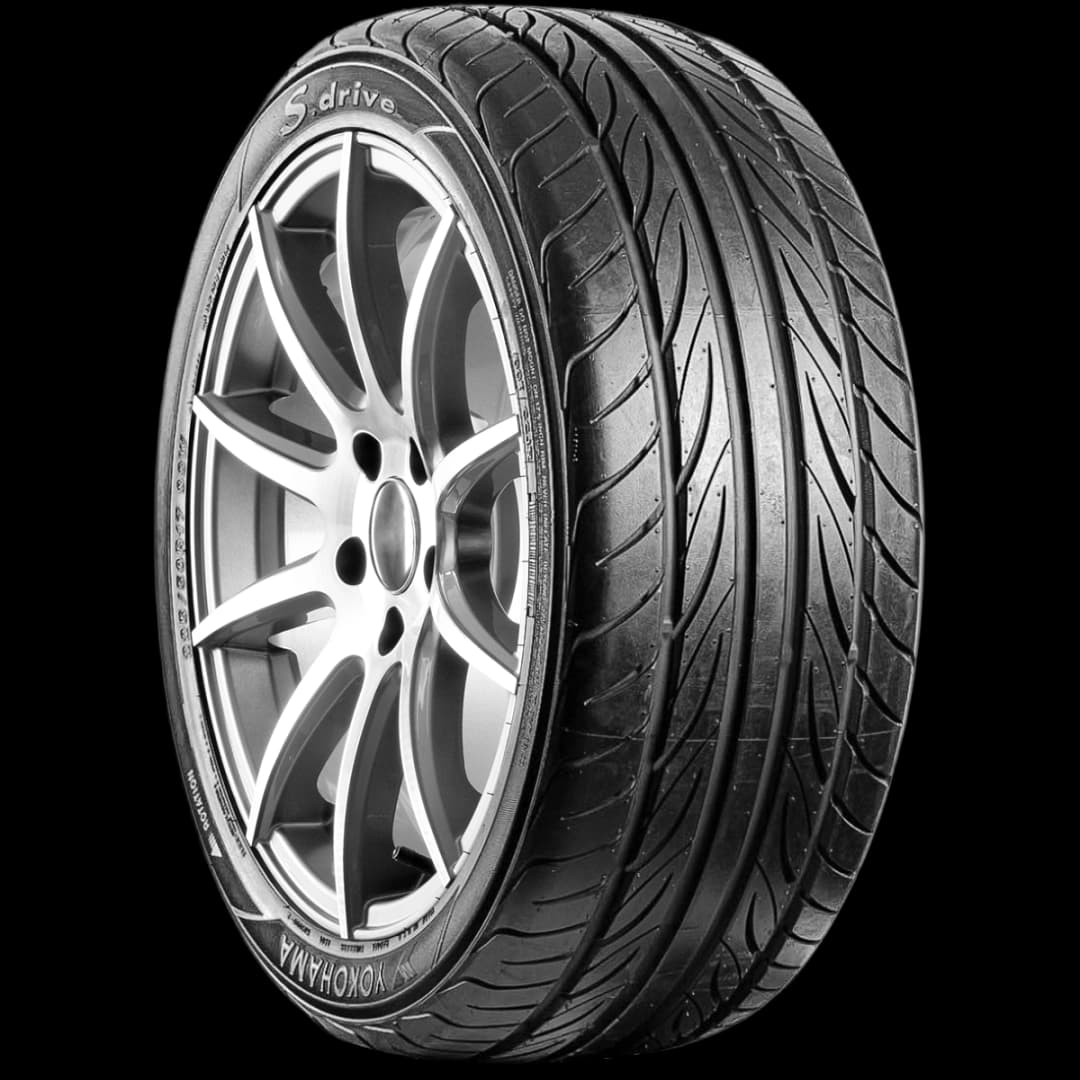 Yokohama S-Drive 17" angled tire