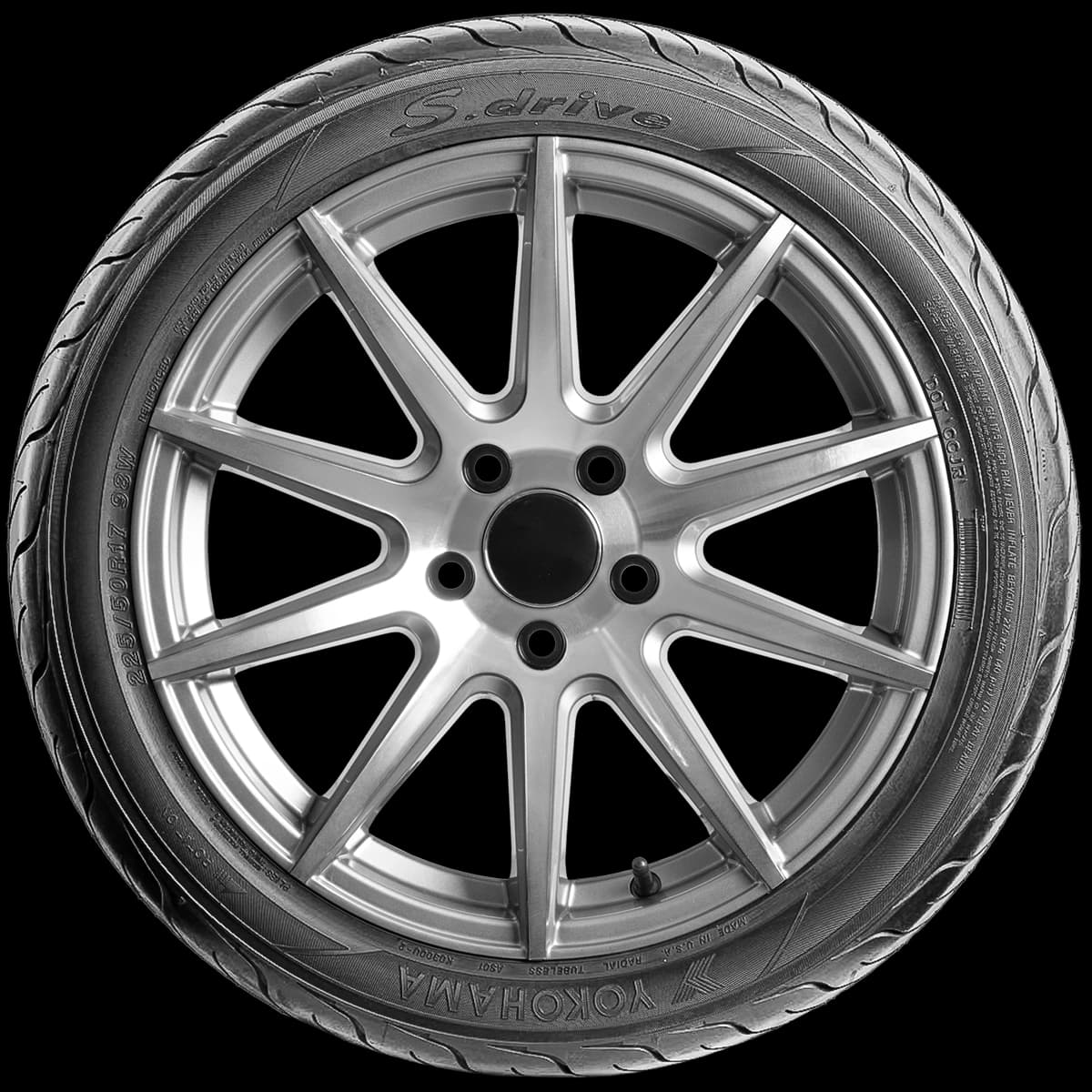 Yokohama S-Drive 17" side tire