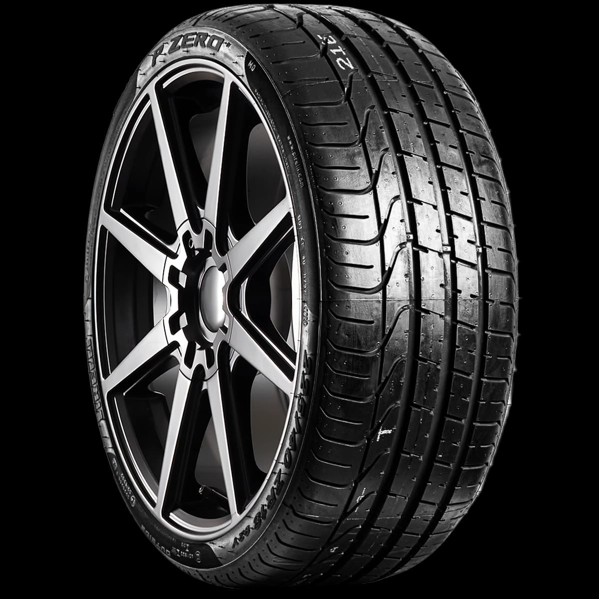 Pirelli Pzero 17" angled tire