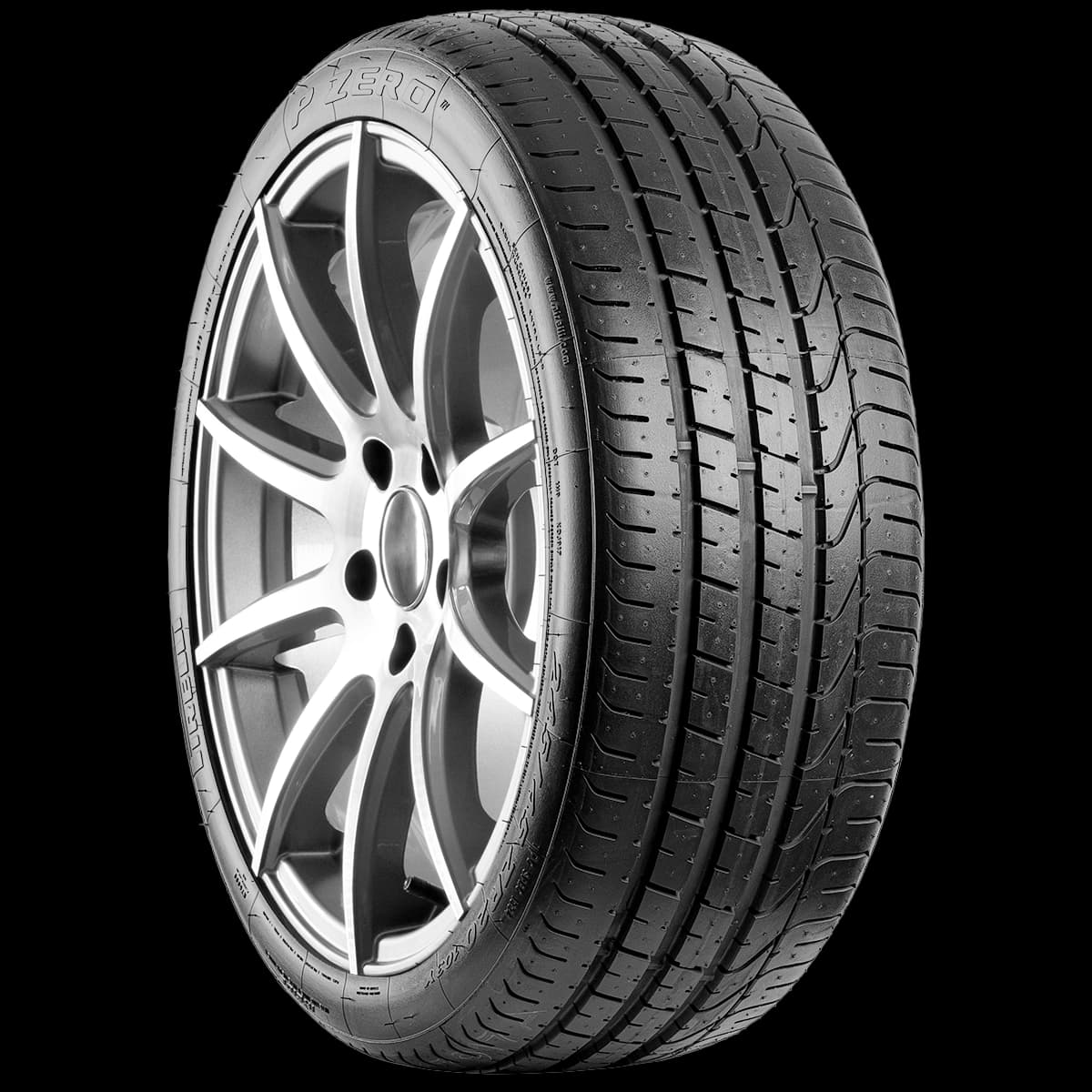 Pirelli Pzero 20" angled tire