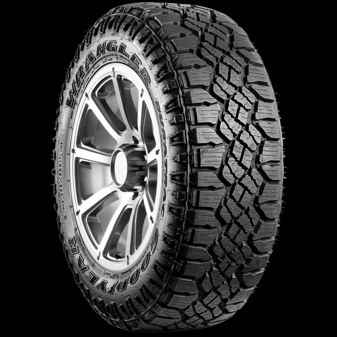 Goodyear Wrangler Duratrac 17" angled tire