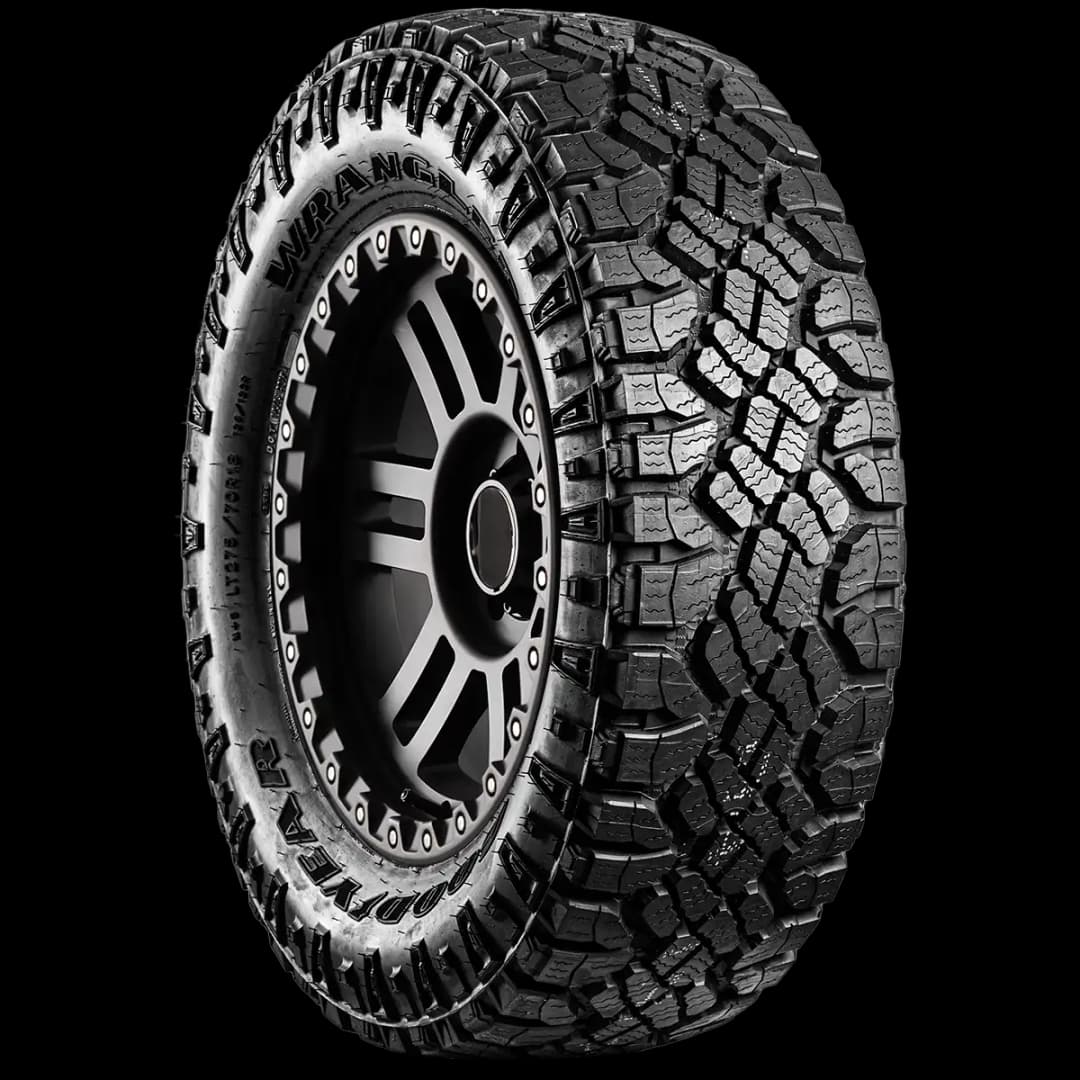 Goodyear Wrangler Duratrac 17" angled tire