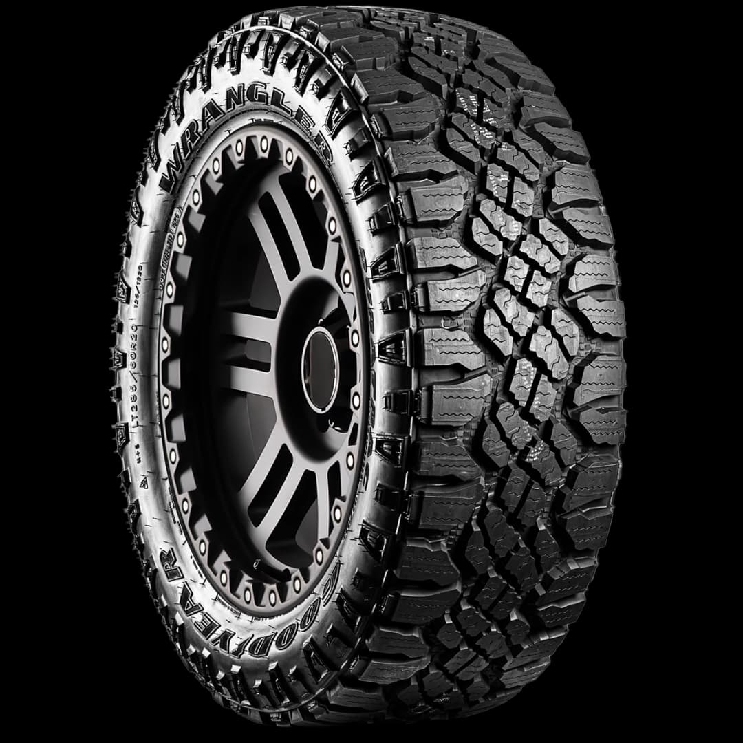 Goodyear Wrangler Duratrac 20" angled tire