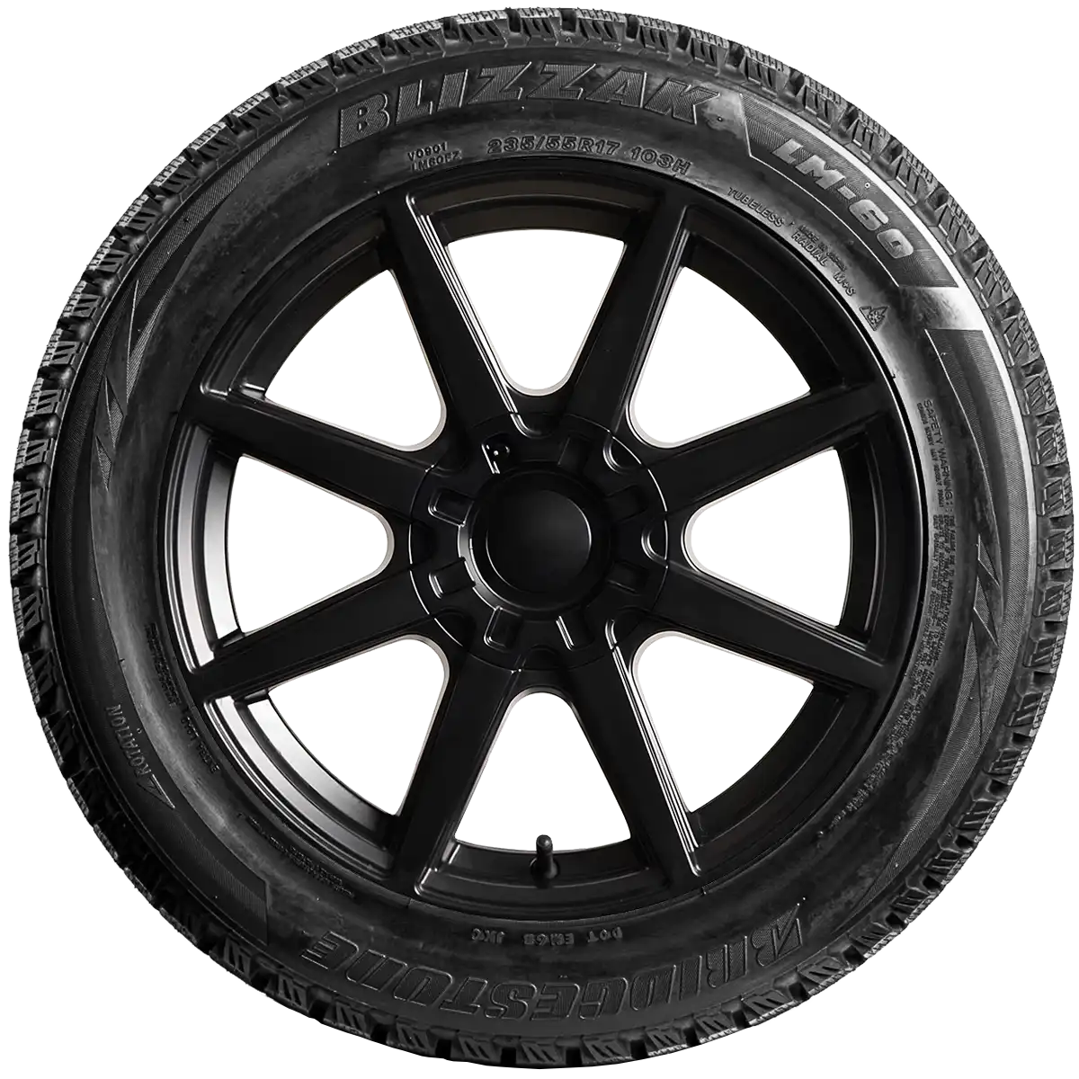 Bridgestone Blizzak LM-60 17" side tire