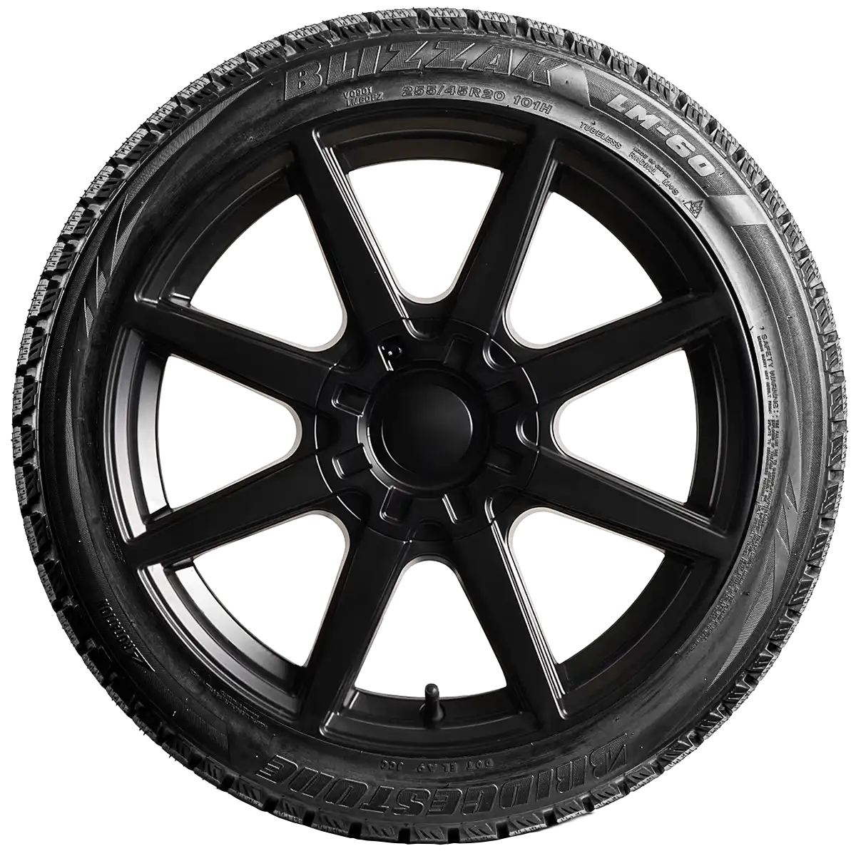 Bridgestone Blizzak LM-60 20" side tire