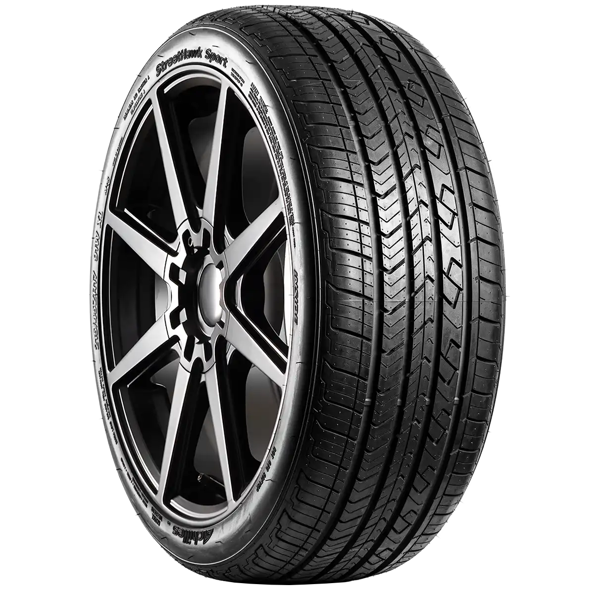 Achilles Street Hawk Sport 17" angled tire