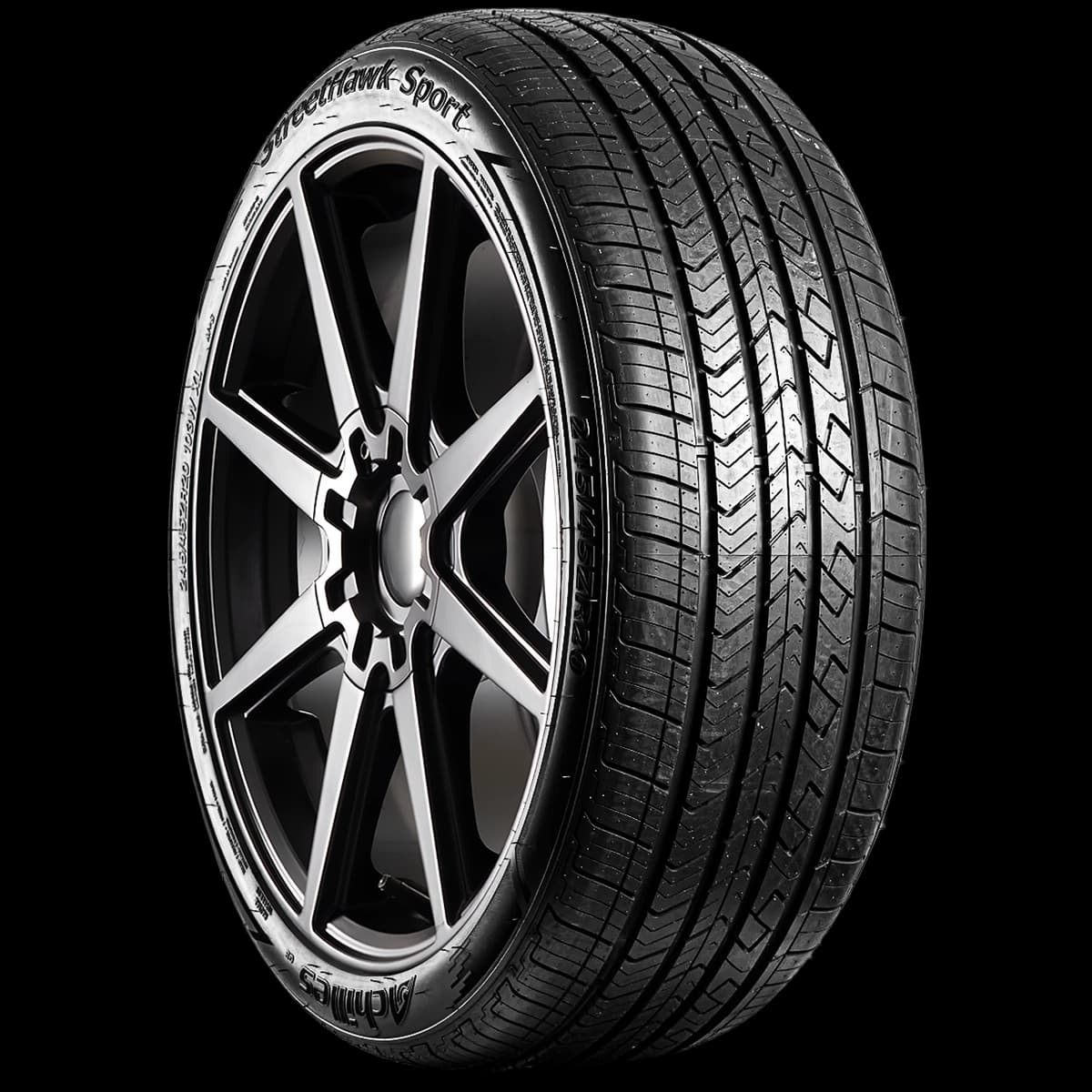 Achilles Street Hawk Sport 20" angled tire