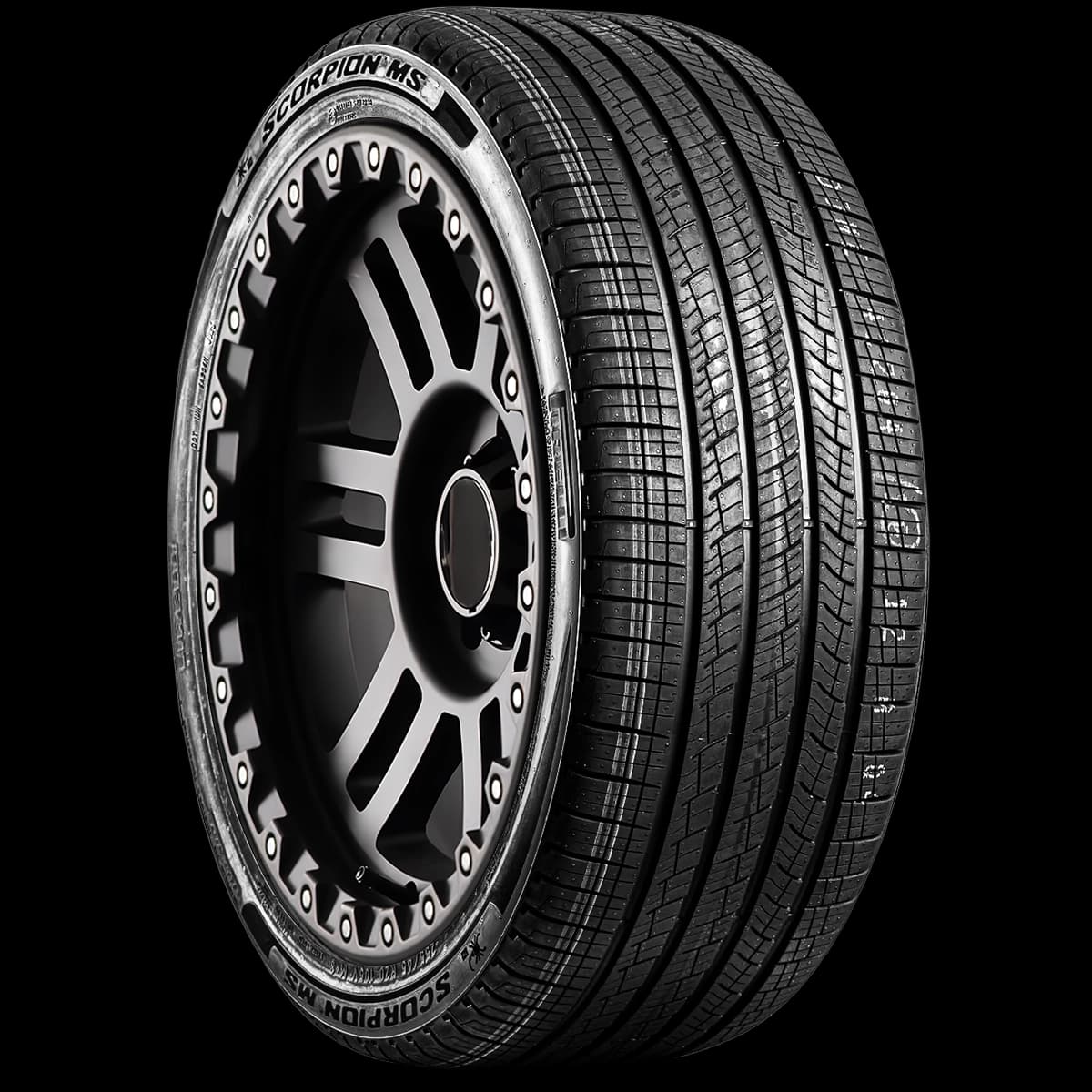 Pirelli Scorpion MS 20" angled tire