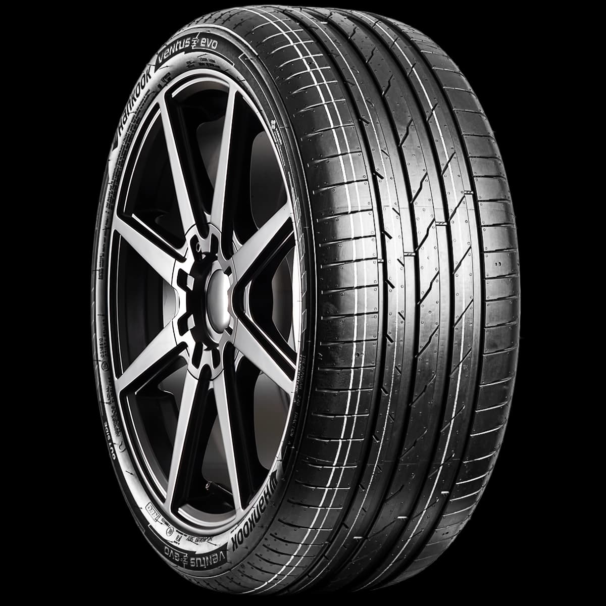 Hankook Ventus evo K137 20" angled tire