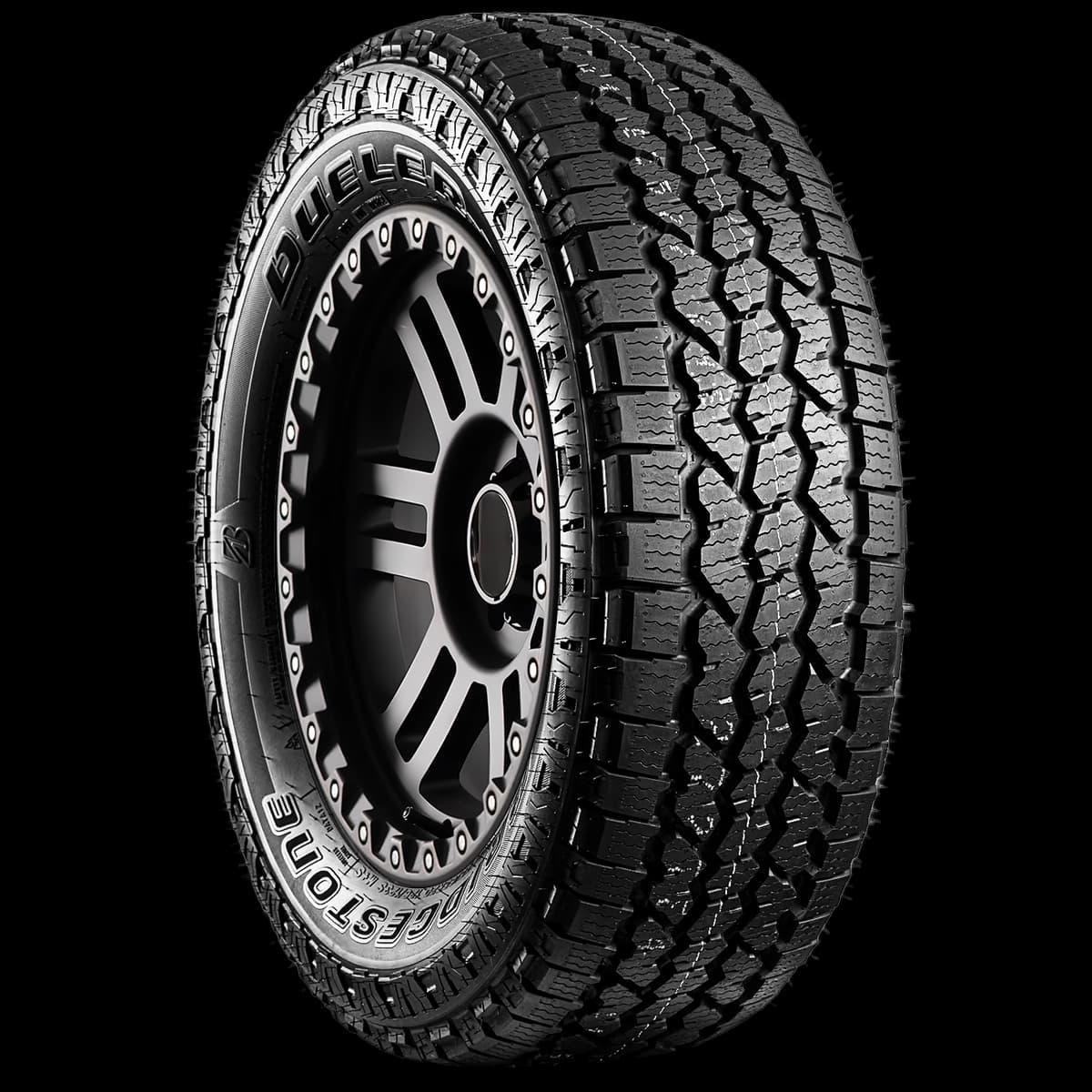 Bridgestone Dueler A/T Ascent 20" angled tire