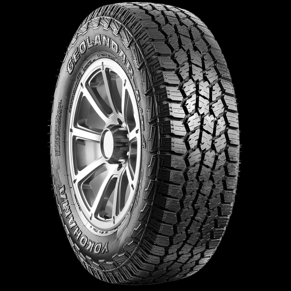 Yokohama Geolandar AT4 17" angled tire