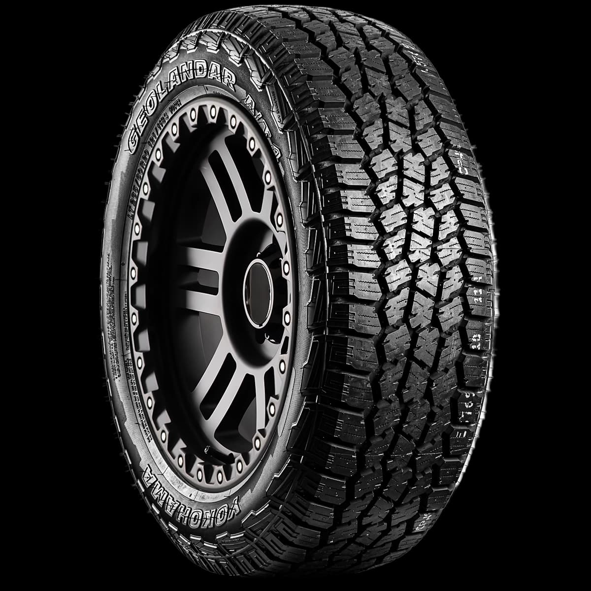 Yokohama Geolandar AT4 20" angled tire