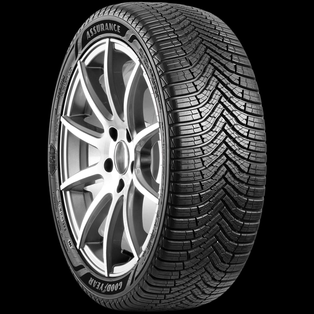 Goodyear Assurance WeatherReady 2 20" angled tire