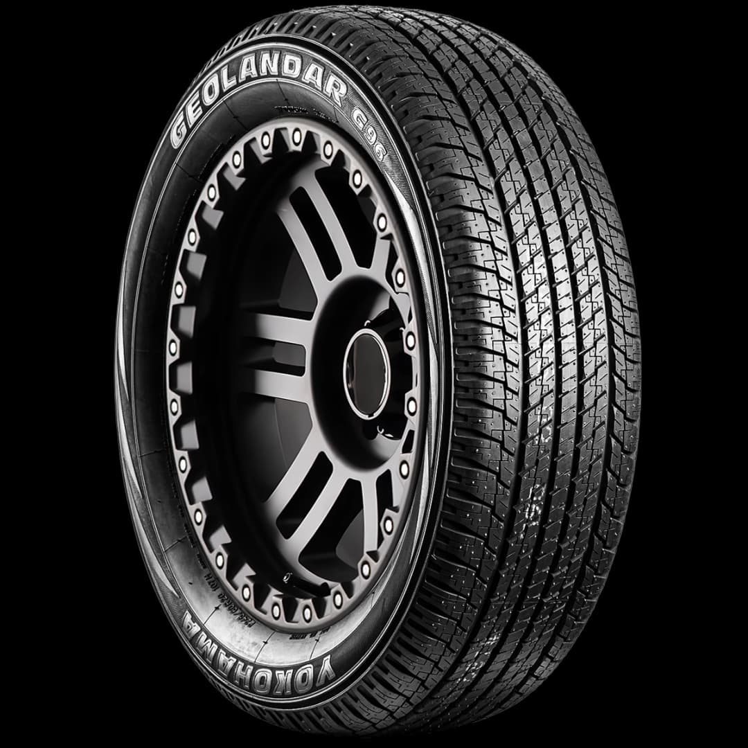 Yokohama Geolander G96B 20" angled tire