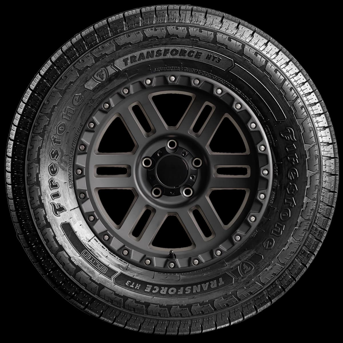 Firestone Transforce HT3 17" side tire