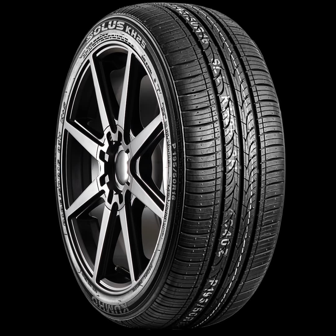 Kumho KH25 17" angled tire