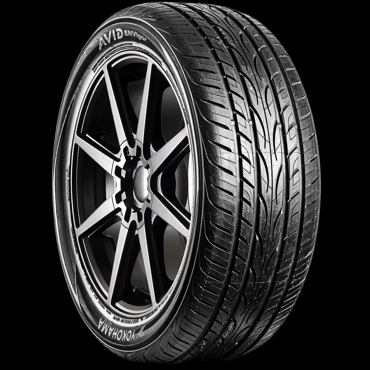 Yokohama AVID ENVigor 20" angled tire