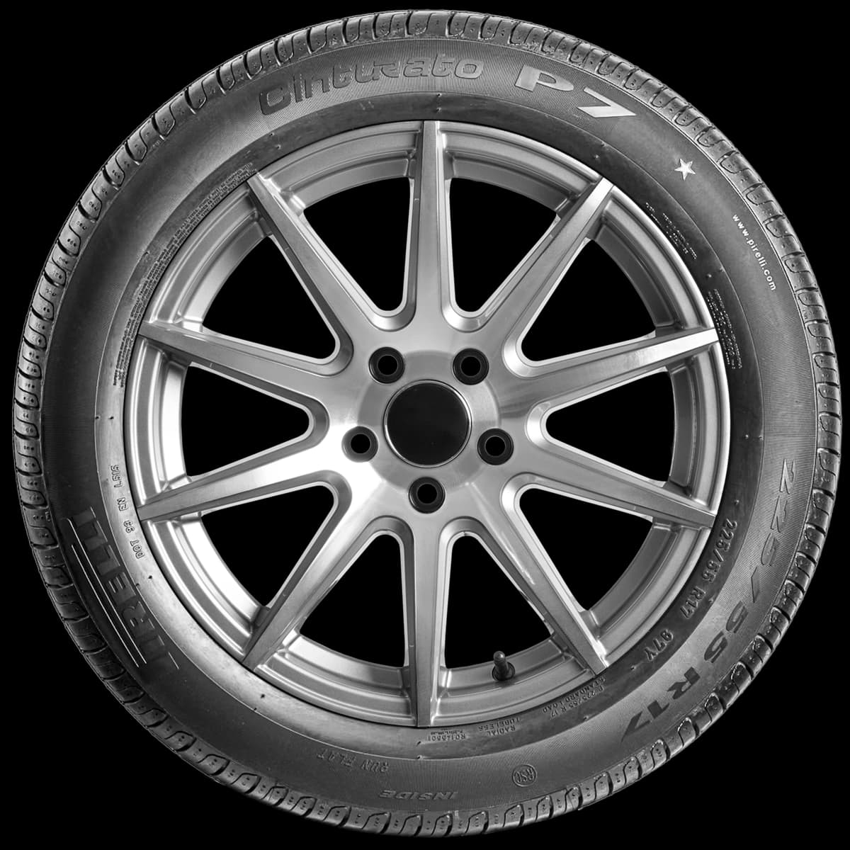 Pirelli Cinturato P7 17" side tire