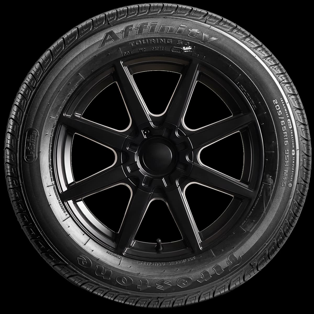 Firestone Affinity Touring 17" side tire