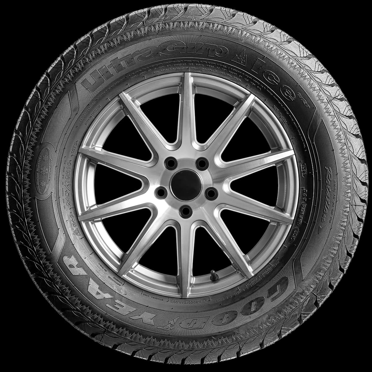Goodyear Ultra Grip Ice WRT 17" side tire