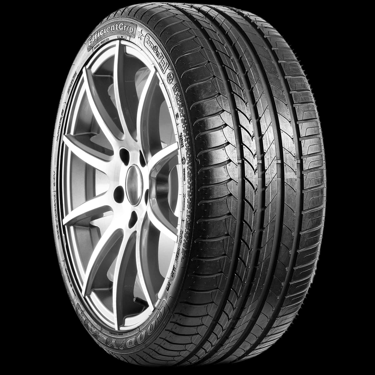 Goodyear Efficient Grip 17" angled tire