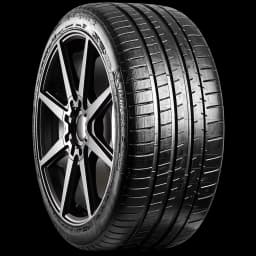 Michelin Pilot Super Sport 17" angled tire