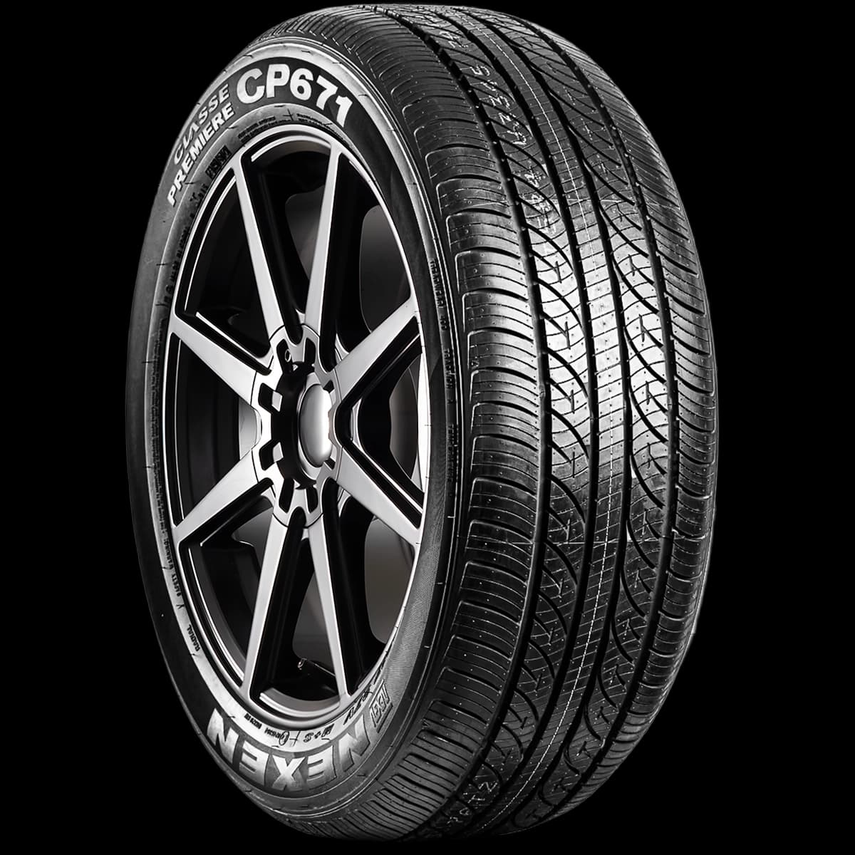 Nexen CP671 17" angled tire